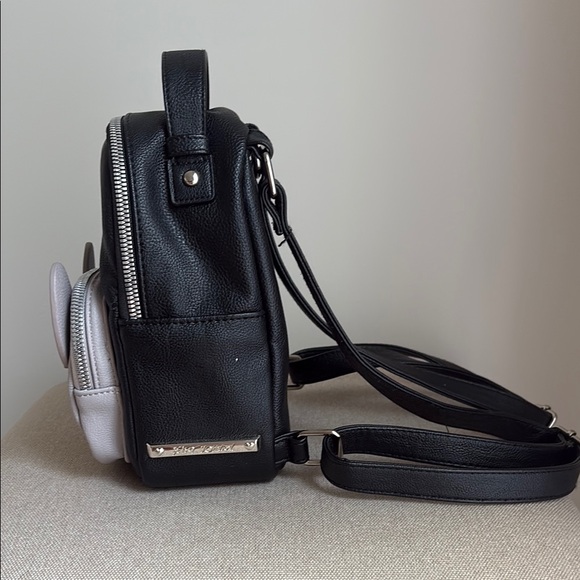 Betsey Johnson French Bulldog Frenchie Boston Terrier Dog Face Mini Backpack - Picture 4 of 10